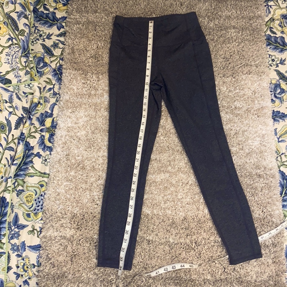 Sketchers Leggings Yoga Pants Sz Small, Heather Charcoal Grey, NWT